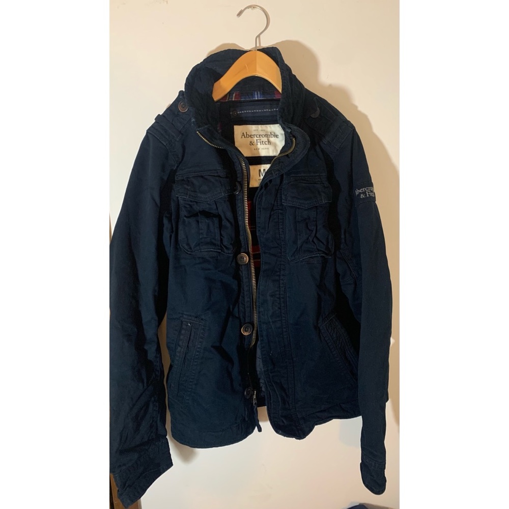 Rare Vintage Navy Abercrombie and Fitch Jacket